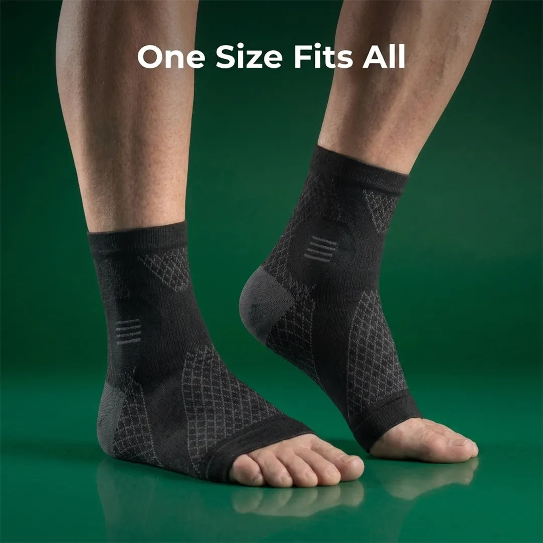 Back9Relief Foot Relief Sleeve — sizing guide